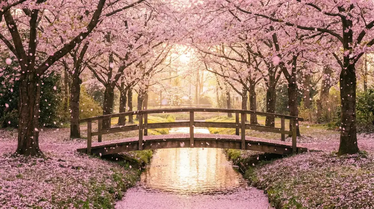 樱花桥畔 - 在线观看免费电影 唯美风景